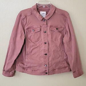 Women's Pink Denim Jacket